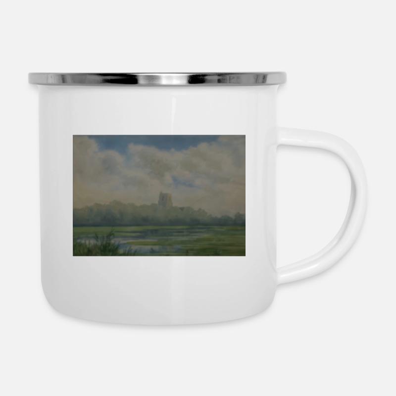 Beccles Tower - Camper Mug - white