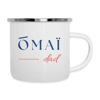 Oh my dad ! - Tasse émaillée - blanc - Droite