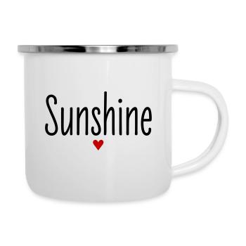 Valentine's Day Anniversary Relationship Pet Name Sunshine - Camper Mug - white - Right