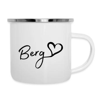 blockedTitle - Emaille-Tasse - Weiß - Rechts
