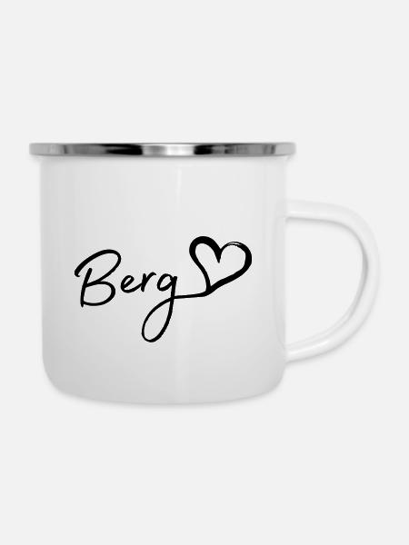 blockedTitle - Emaille-Tasse - Weiß