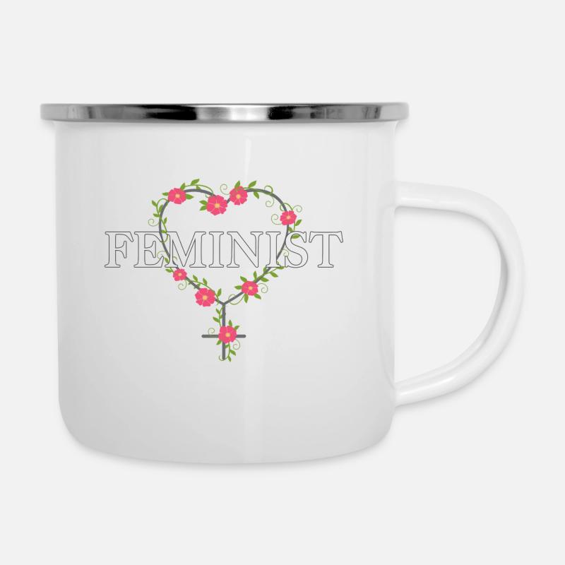 feminist - Camper Mug - white