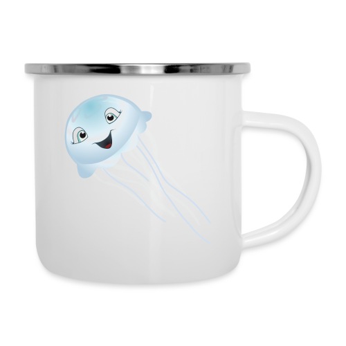 Baby-Qualle - Emaille-Tasse