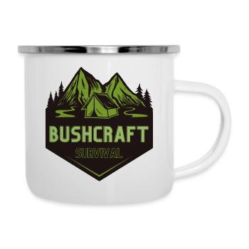 Bushcraft survival - Camper Mug - white - Right