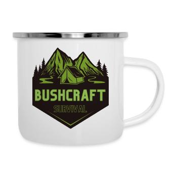Bushcraft survival - Camper Mug - white - Right