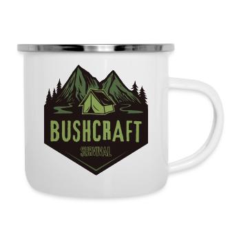 Bushcraft survival - Camper Mug - white - Right