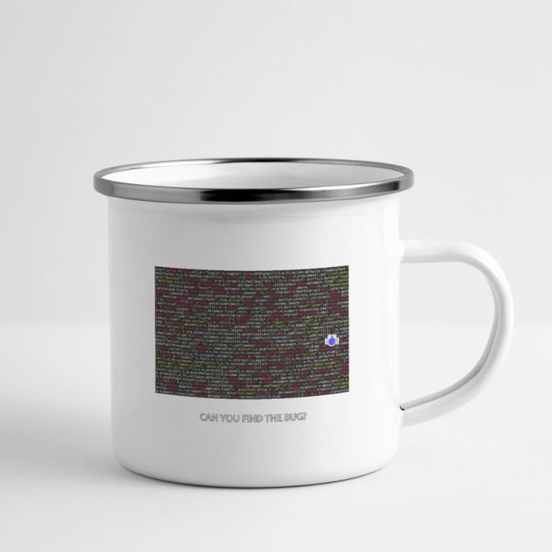 Programmatore, programmatore, bug, debugging Tazza smaltata