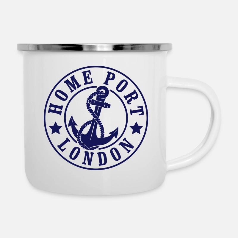 Londres - Tasse émaillée - blanc
