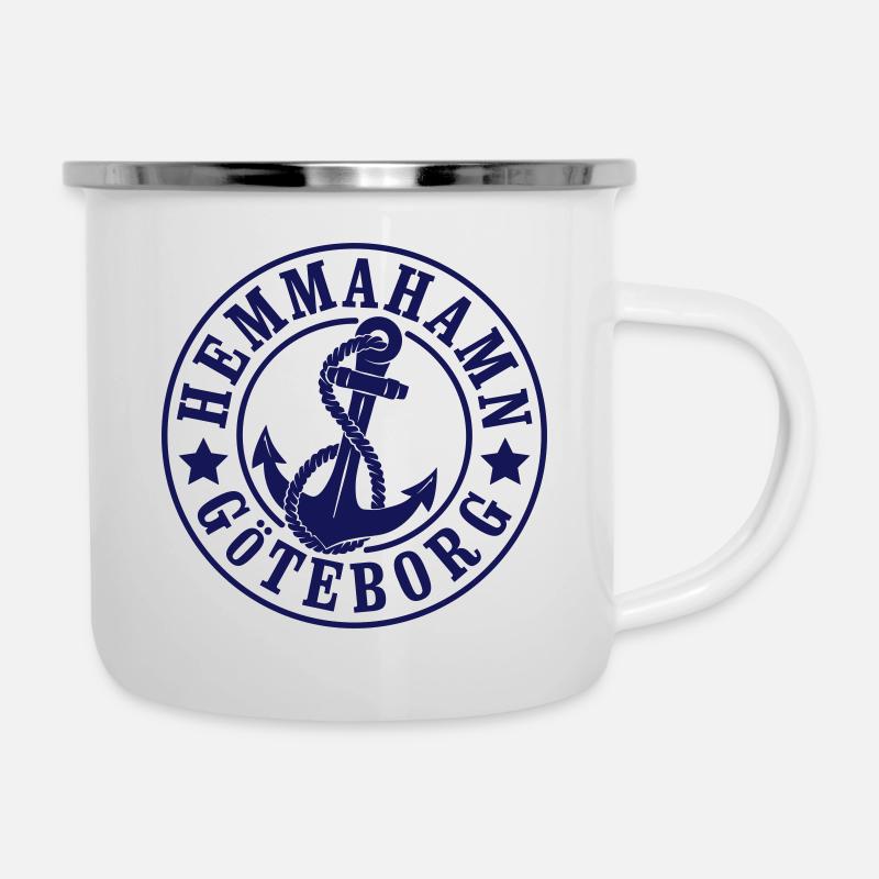 Göteborg - Tasse émaillée - blanc
