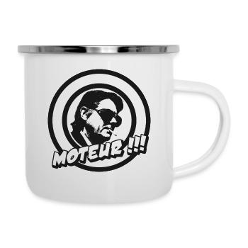 moteur mephistodesign - Tasse émaillée - blanc - Droite