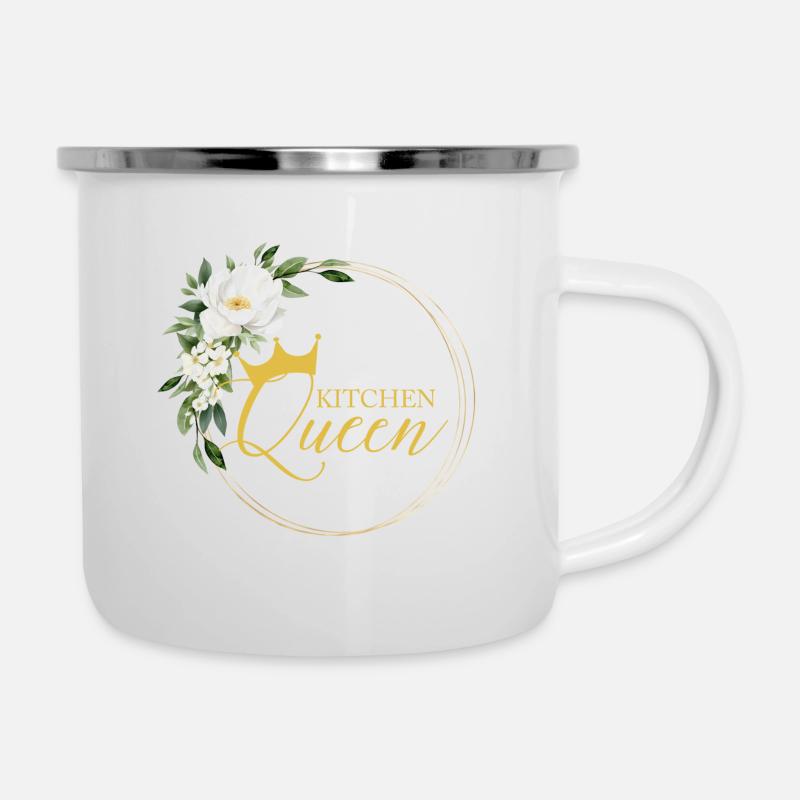 Kitchen Queen customisable - Camper Mug - white