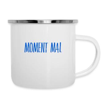 da bin ich kritisch - Emaille-Tasse - Weiß - Rechts