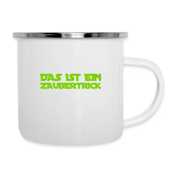 ich mag Zauberei - Emaille-Tasse - Weiß - Rechts