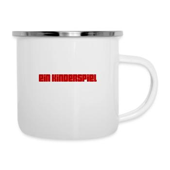 es war nicht schwer - Emaille-Tasse - Weiß - Rechts