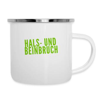 alles gute - Emaille-Tasse - Weiß - Rechts