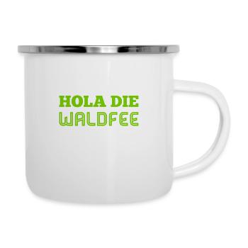 wie fantastisch - Emaille-Tasse - Weiß - Rechts