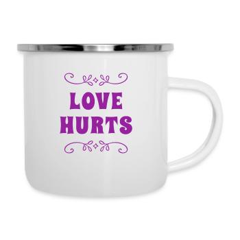 Love hurts - Camper Mug - white - Right