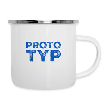 ich bin einmalig - Emaille-Tasse - Weiß - Rechts