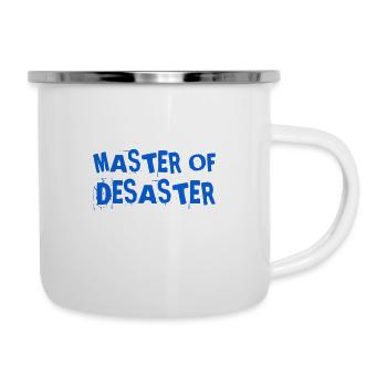 Desaster ist mein Ding - Emaille-Tasse - Weiß - Rechts