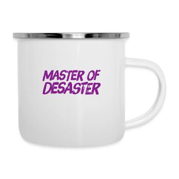 ich liebe das Desaster - Emaille-Tasse - Weiß - Rechts