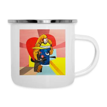 Fac3 2 - Camper Mug - white - Right
