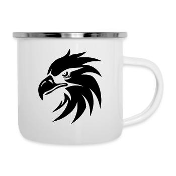 Eagle Eagle Head - Camper Mug - white - Right