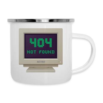 CRT Design - 404 Not found - Camper Mug - white - Right