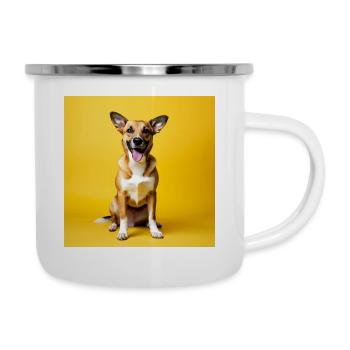 Paw fun for dog lovers - Camper Mug - white - Right