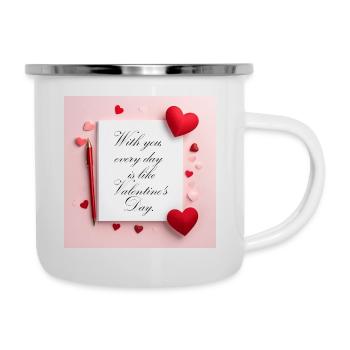 Eternal Love - Valentine's Day Gift - Camper Mug - white - Right