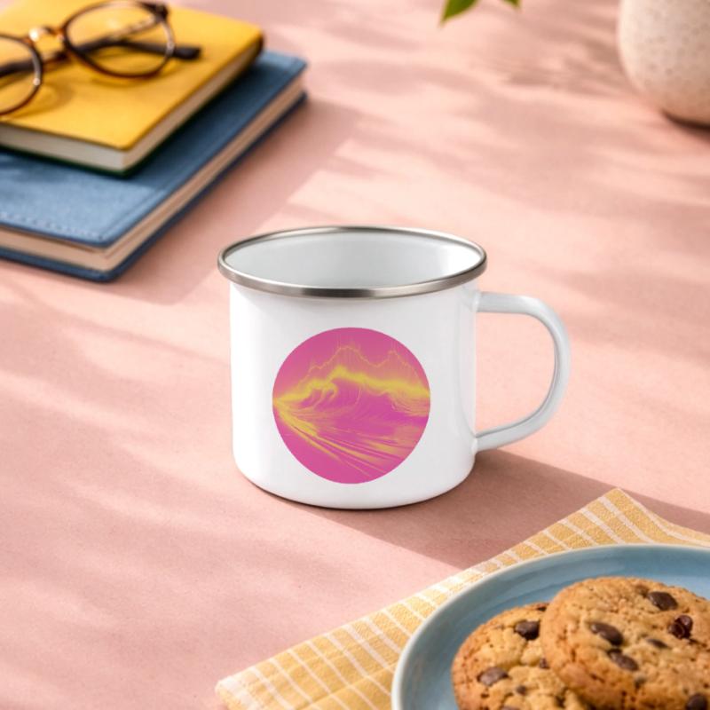 Waveolution - WAVES & WAVS Emaille-Tasse
