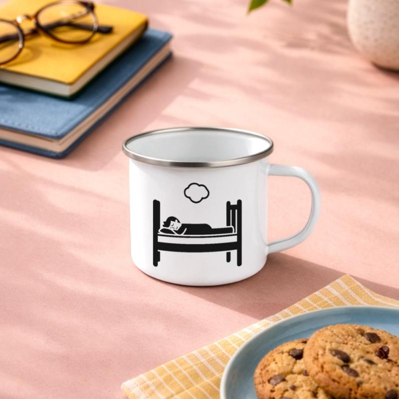 Sleeping Bed Camper Mug