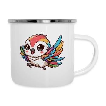 Colorful canary - Camper Mug - white - Right