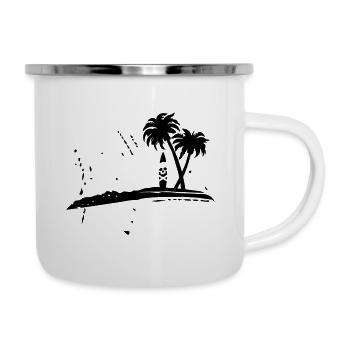 SURF SKULL - Camper Mug - white - Right
