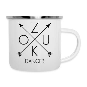ZOUK DANCER - Zouk Dance Fashion - Tasse émaillée - blanc - Droite