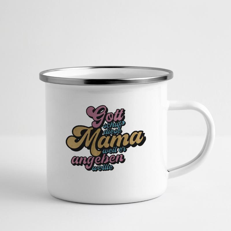 Muttertag Mama Muttertagsgeschenk Geschenkidee Emaille-Tasse