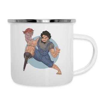Pigarm Pirate - Emaille-Tasse - Weiß - Rechts