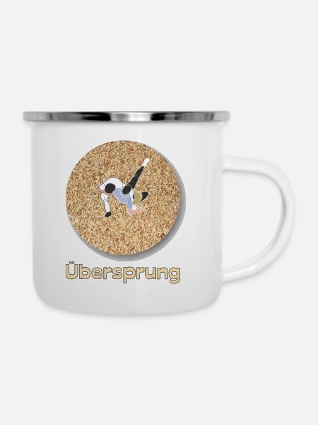Schweizer Schwinger Design - Emaille-Tasse - Weiß