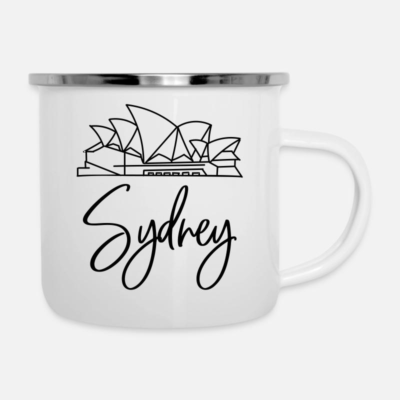 Sydney - Tasse émaillée - blanc