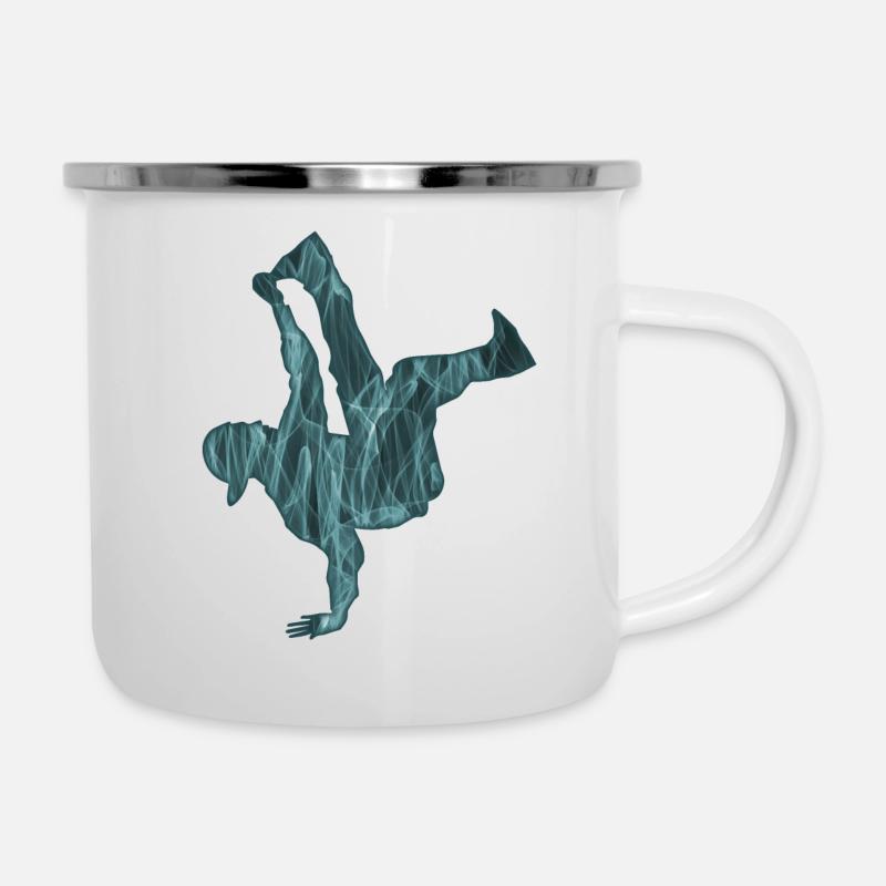 Breakdancer - Camper Mug - white