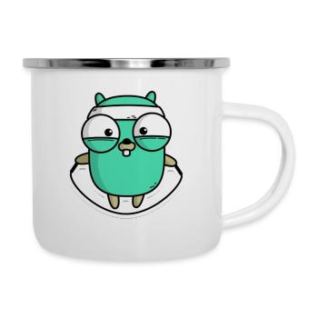 Gophercise - Camper Mug - white - Right