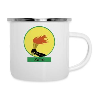 Zaire 1 - Tasse émaillée - blanc - Droite