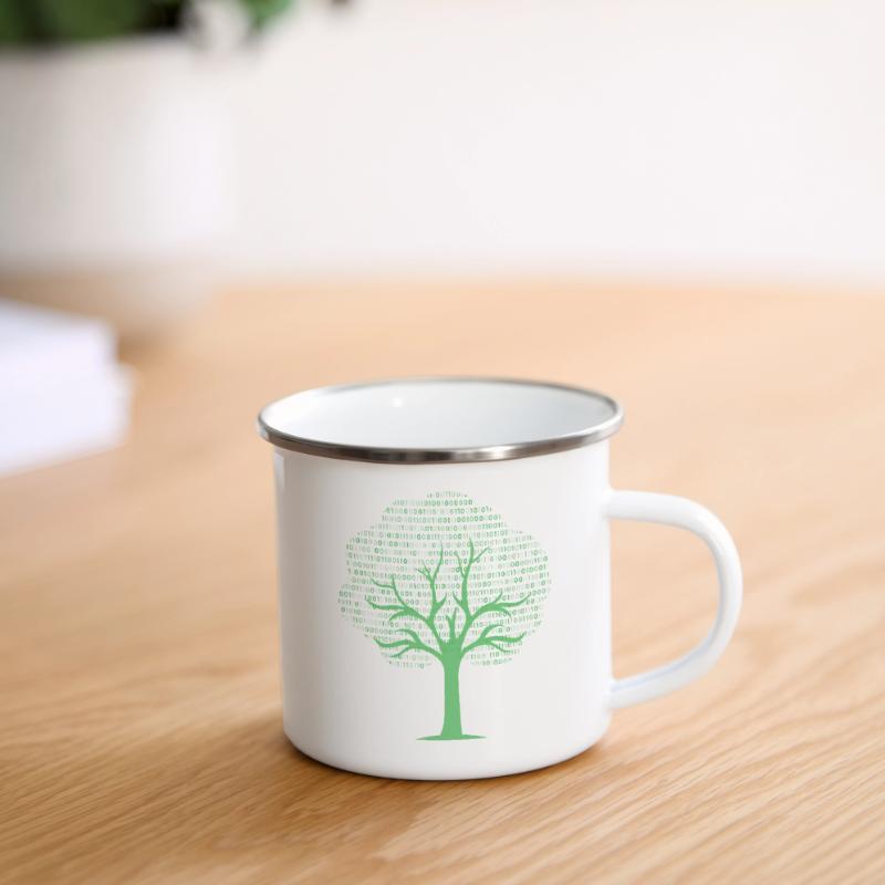 Binary Tree... Programmeurs & Nerd Tasse émaillée