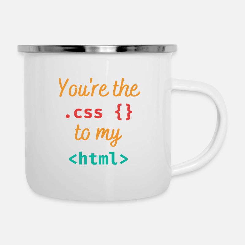 You're the css to my html - Camper Mug - white