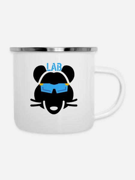 LAB RAT - MEDIZINISCHER LABORTECHNIKER - Emaille-Tasse - Weiß