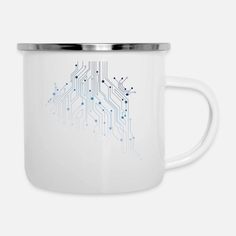 Téléchargé - Tasse émaillée - blanc