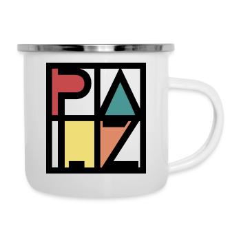 Palz Kreativ Design - Emaille-Tasse - Weiß - Rechts
