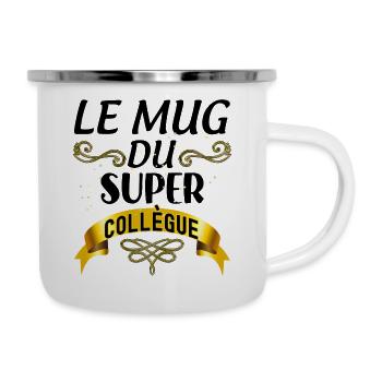 Mug du super collègue Tasse Humour A Offrir - Tasse émaillée - blanc - Droite