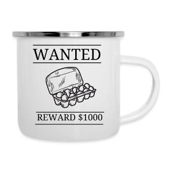 Most Wanted 2023 - Emaille-Tasse - Weiß - Rechts