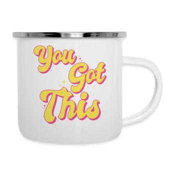 Formateur de jour de test de motivation Chemise Enseignant Élève - Tasse émaillée - blanc - Droite