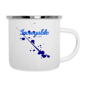 Incroyable - Tasse émaillée - blanc - Droite